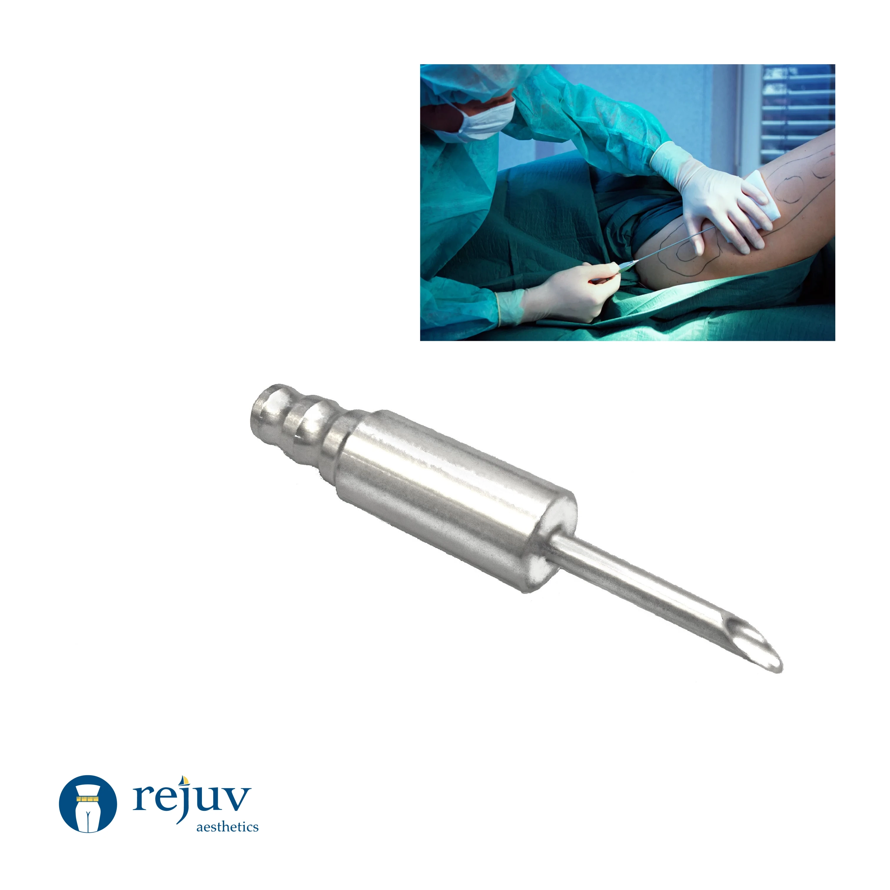 Pointe d'infiltration par liposuccion IV Spike en acier inoxydable compatible avec les tubes d'infiltration Aspiration de solution saline