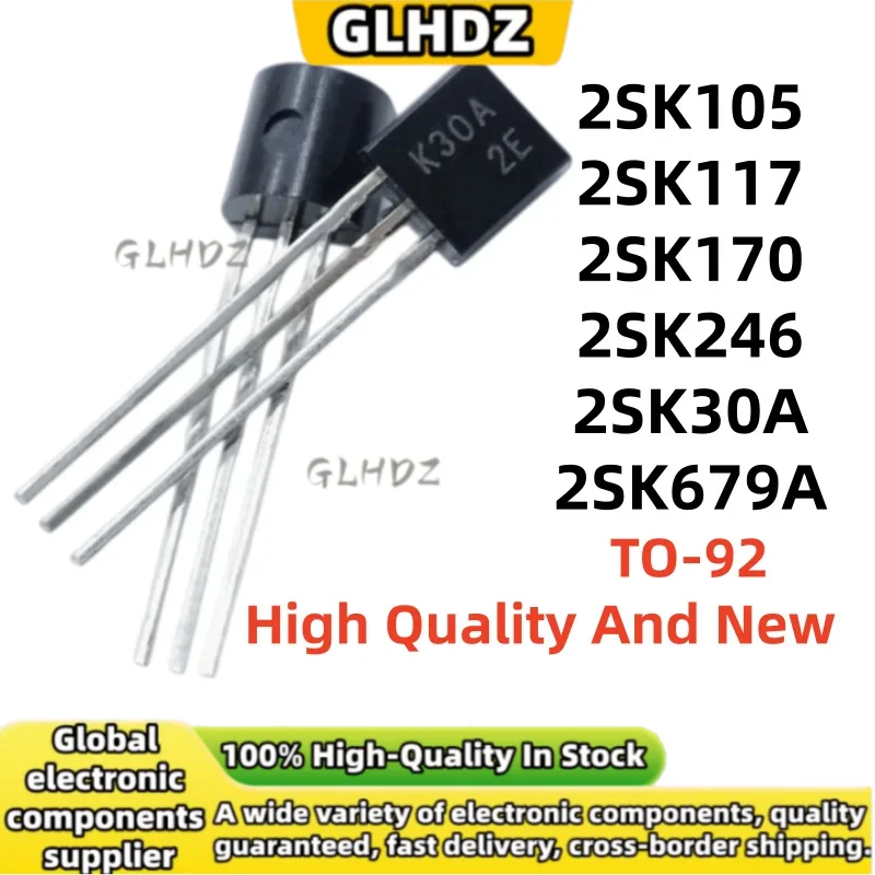 20PCS/LOT 2SK105 2SK117 2SK170 2SK246 2SK30A 2SK679A TO-92 In The Warehouse