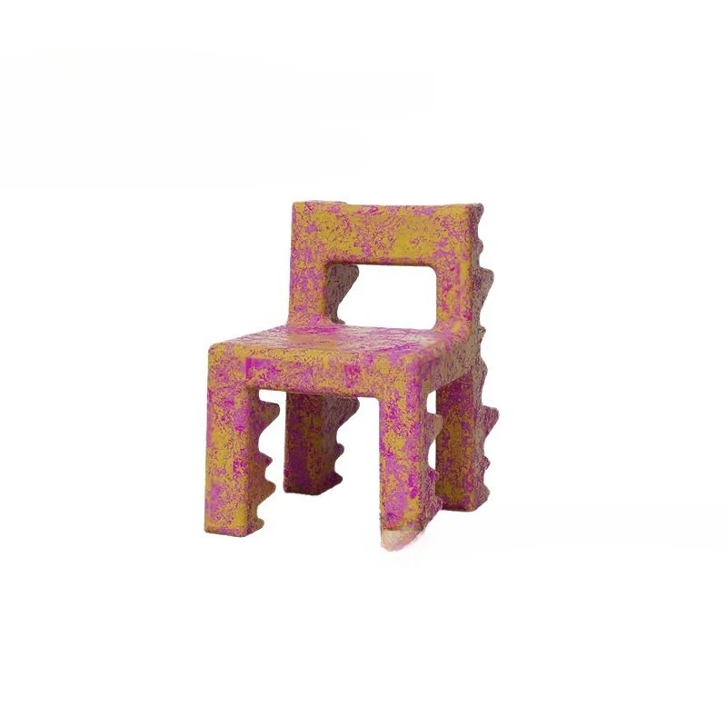

Furniture Modern Modern Simple Special-shaped FRP Painted Leisure Back Chair Creative Personality Single Chair
