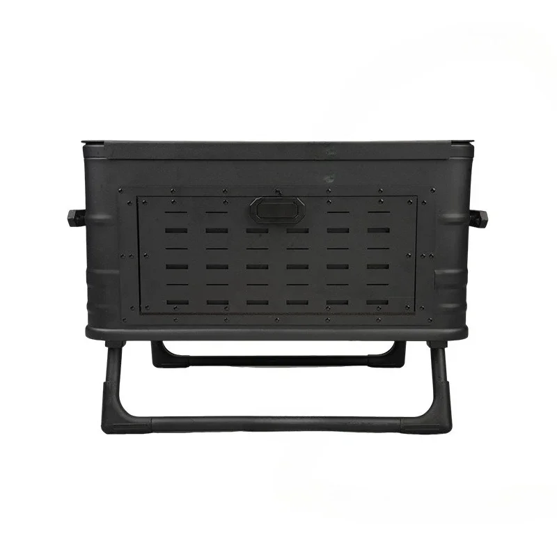 

60 outdoor aluminum alloy molle tactical storage box, camping large-capacity equipment sorting box car parking