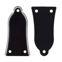 3 Holes 3Ply Guitar Bell Truss Rod Cover Electric Guitars Replacement Accessorie PVC Guitars Truss Rod Cover Plate