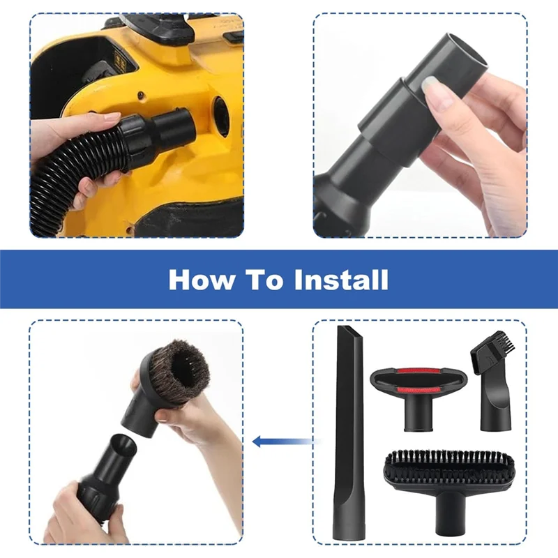 

A99G-Replacement Vacuum Hose 5140128-68 7PCS Vacuum Attachments Kit For DCV580, DCV580H, DCV581H Wet/Dry Vacuums