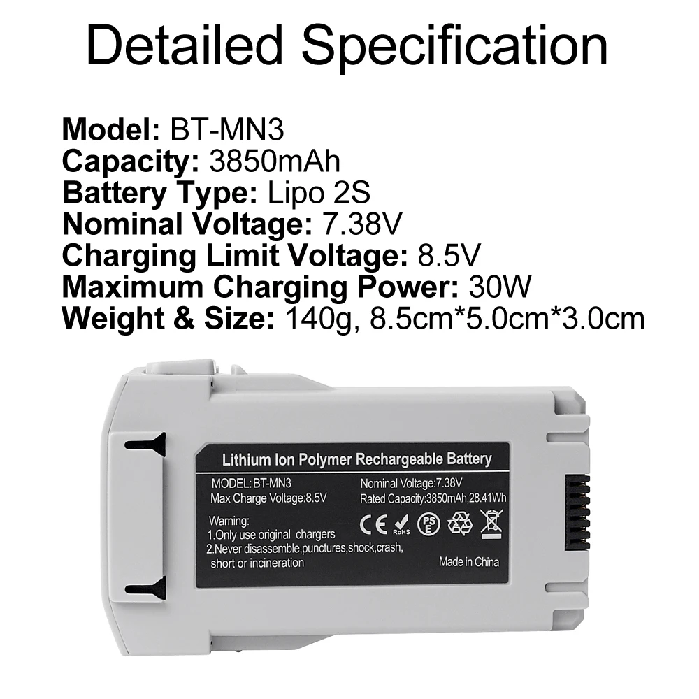 For DJI Mini 4 Pro Drone Intelligent Flight Battery 7.38V 3850mAh Batteries Plus Lipo 2S MINI 3 PRO Accessoeries Mini4pro Drohne