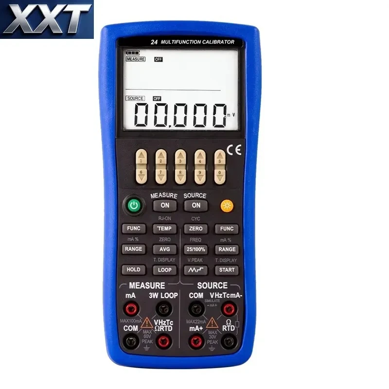 XXT Multifunction Process Calibrator RTD Signal Source Temperature Measuring & Output Calibration Instrument