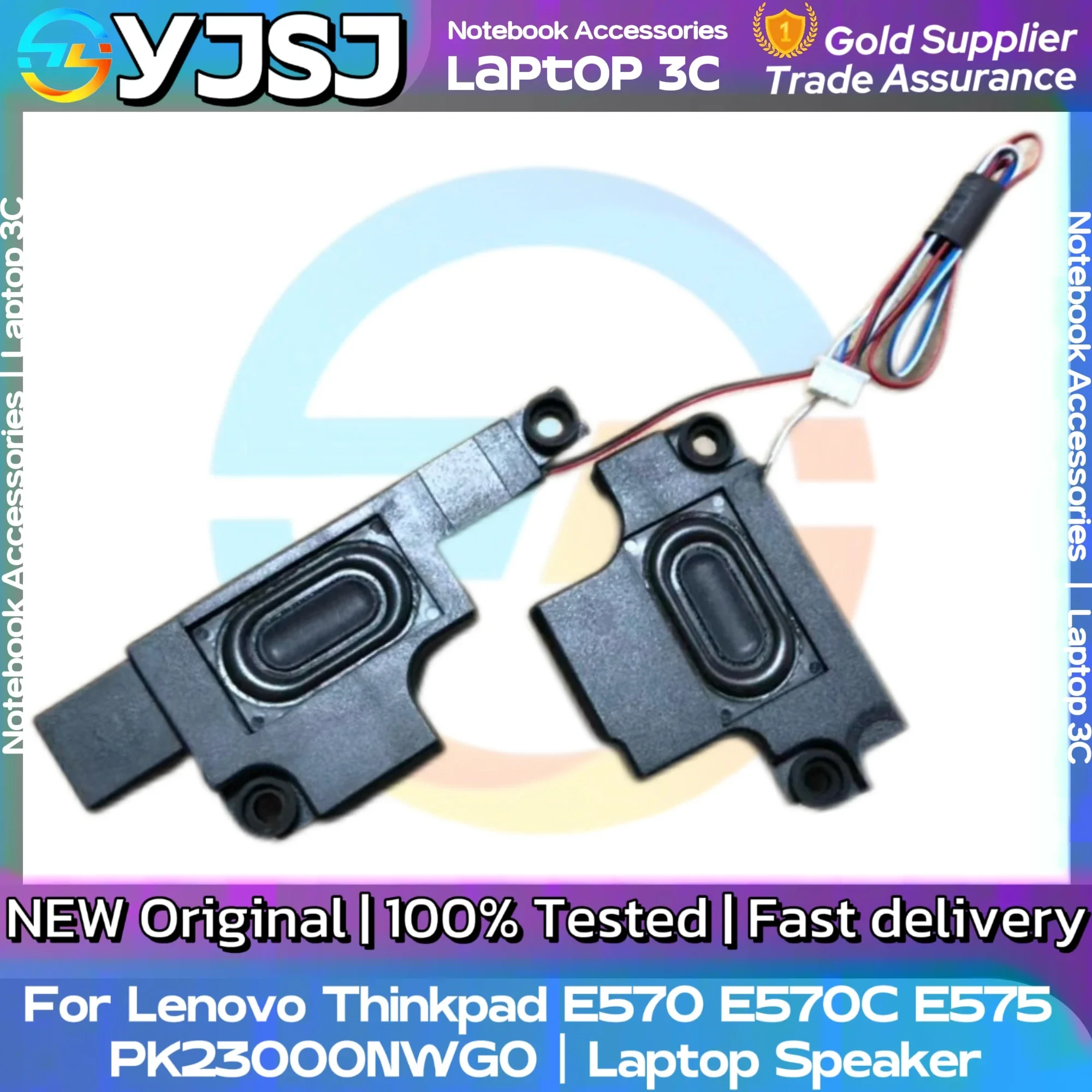 New Original Laptop Notebook Audio Speaker For Lenovo Thinkpad E570 E575 E570C built-in speaker horn audio  01HW735 PK23000NWG0