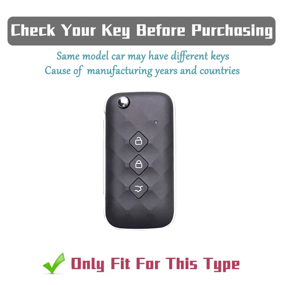 TPU Flip Car Key Case Cover for Wuling Hongguang S Baojun 730 510 560 530 360 630 RS-5 for Chevrolet Trax Aveo Captiva Groove