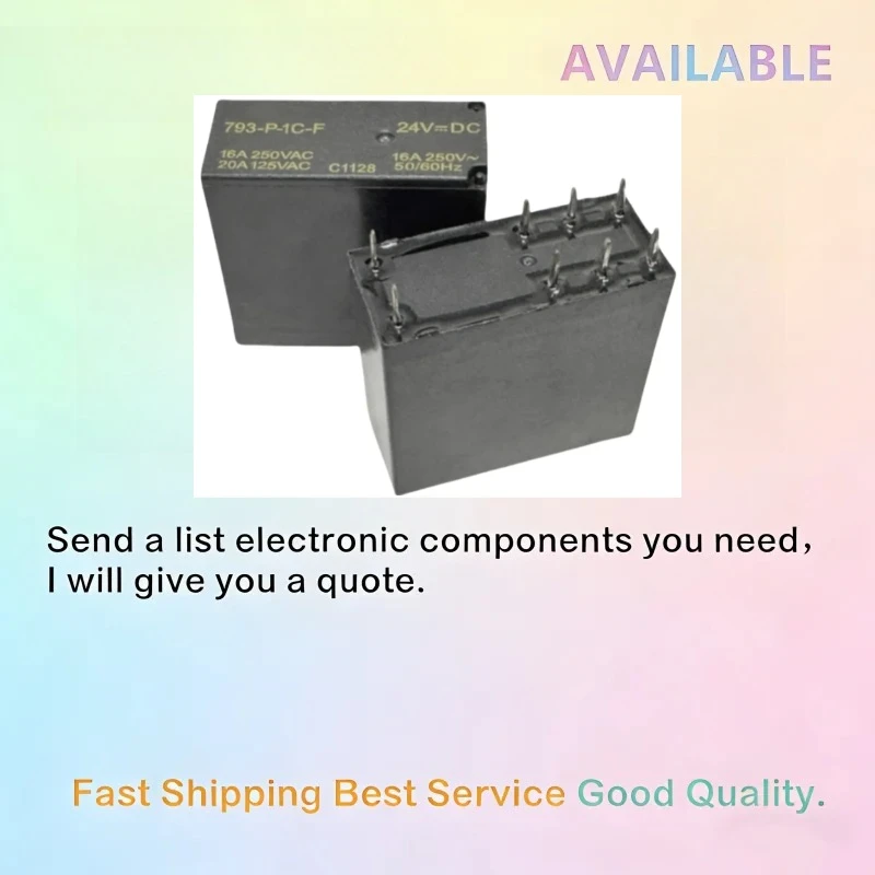

Original brand new 8-pin 16A relay 793-P-1C/F 6V/12V/24V G2RC8