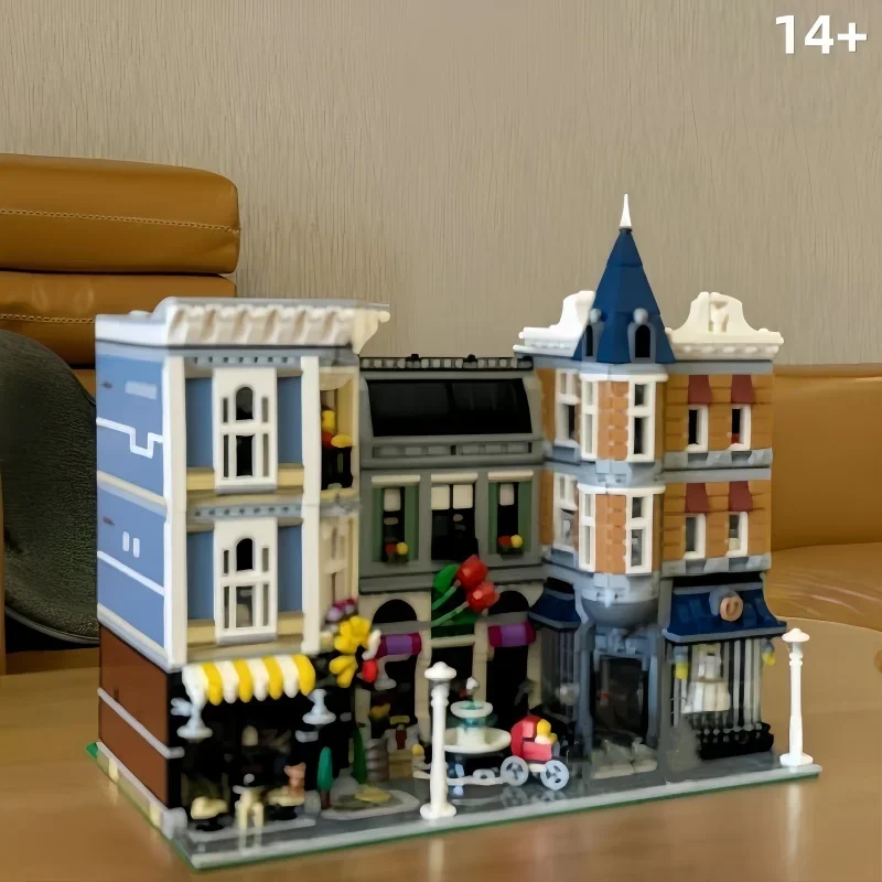 Street View Series Building Blocks 4002PCS Hot Sale Urban Landscape DIY Assembly Model Creative Desktop Display Ornament