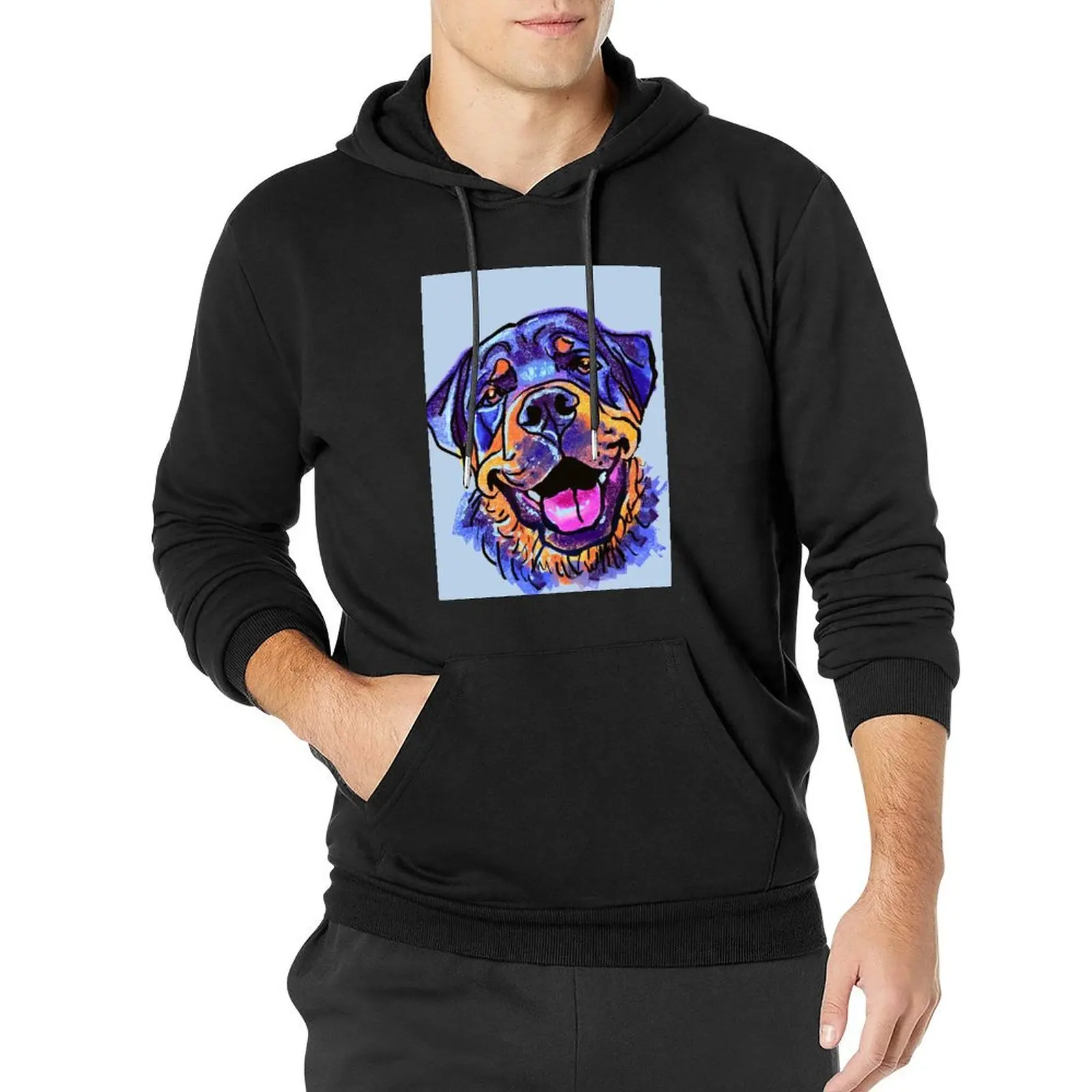 

The Rottweiler Love of My Life Pullover Hoodie korean clothes hoodies and sweatshirts new