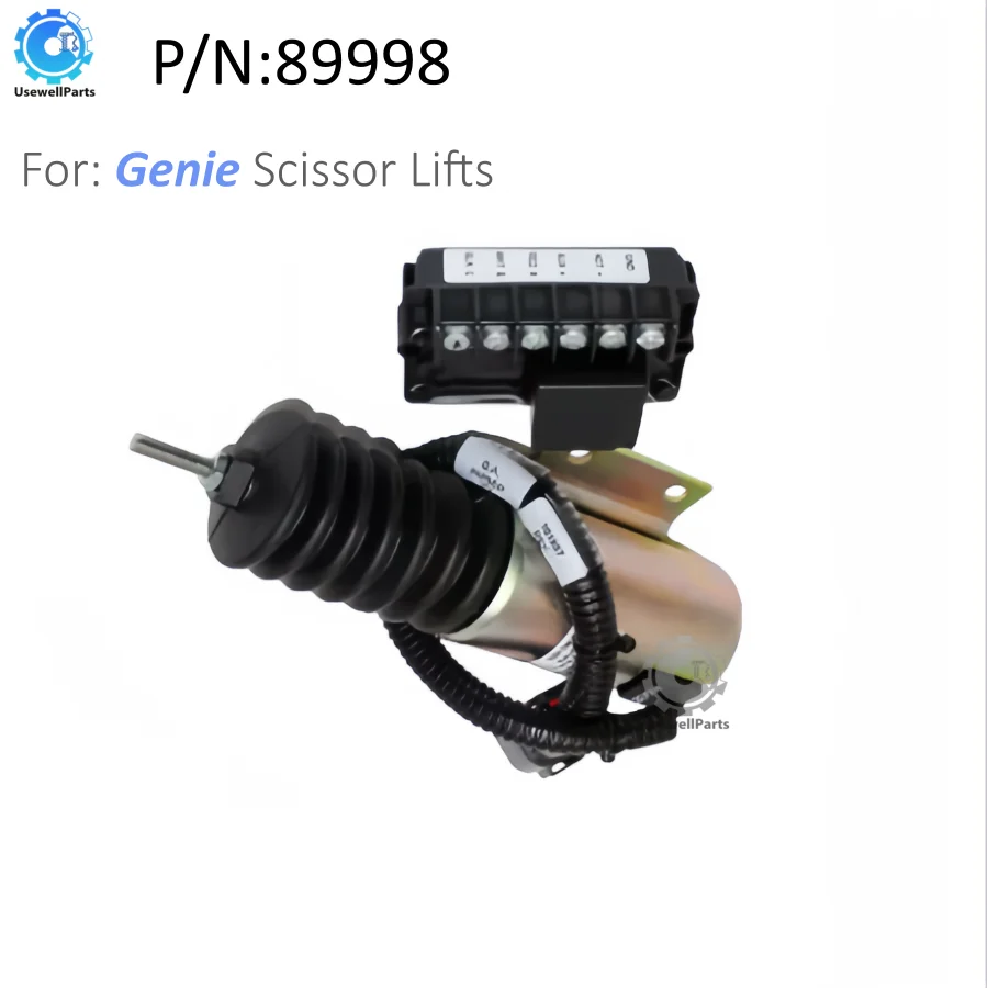 UsewellParts 89998 89998GT Solenoid Service Kit Used For Genie Lifts Z80-60RT Z135-70RT S85 S105 S125 12VDC
