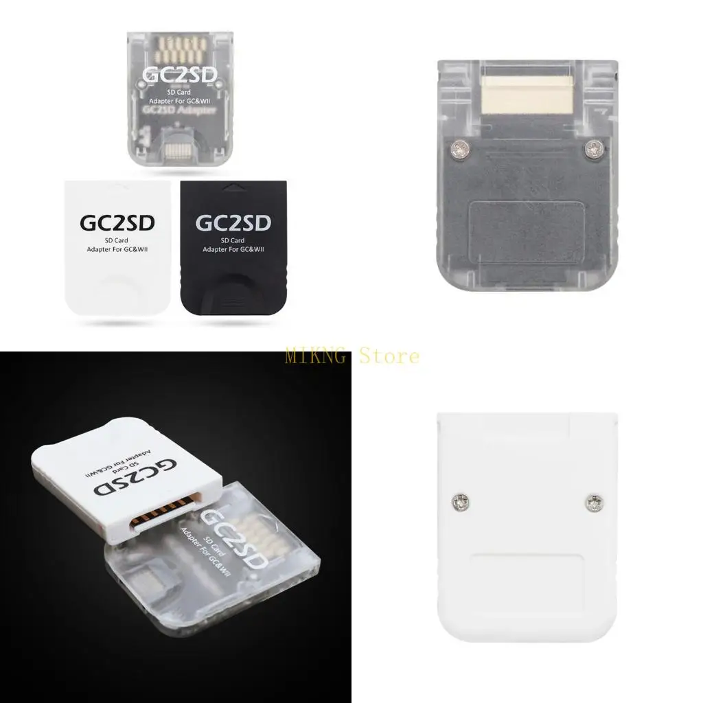 Trans-flash Card Reader GC2SD Memory Card Adapter for GC Video Game Consoles best sale