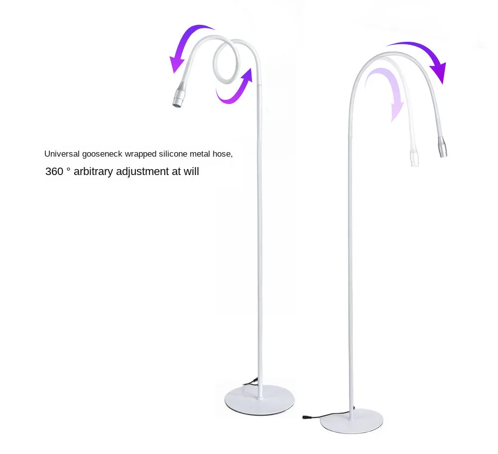 UV Lash Light for Eyelash Extensions UV Lash Glue Curing Light Focus adjustment Lamp head replacement with Foot Pedal Control