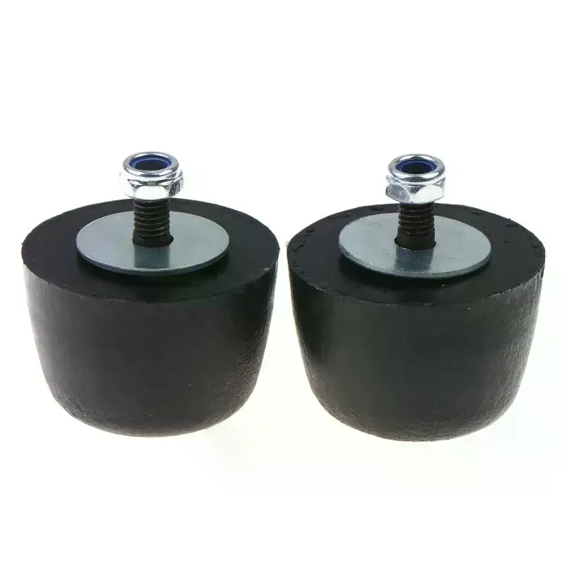 

Reliable-2Pcs Black Rubber Bumper Cushion Hood Bump Stop Replacement For Wrangler YJ JK 1987-2018