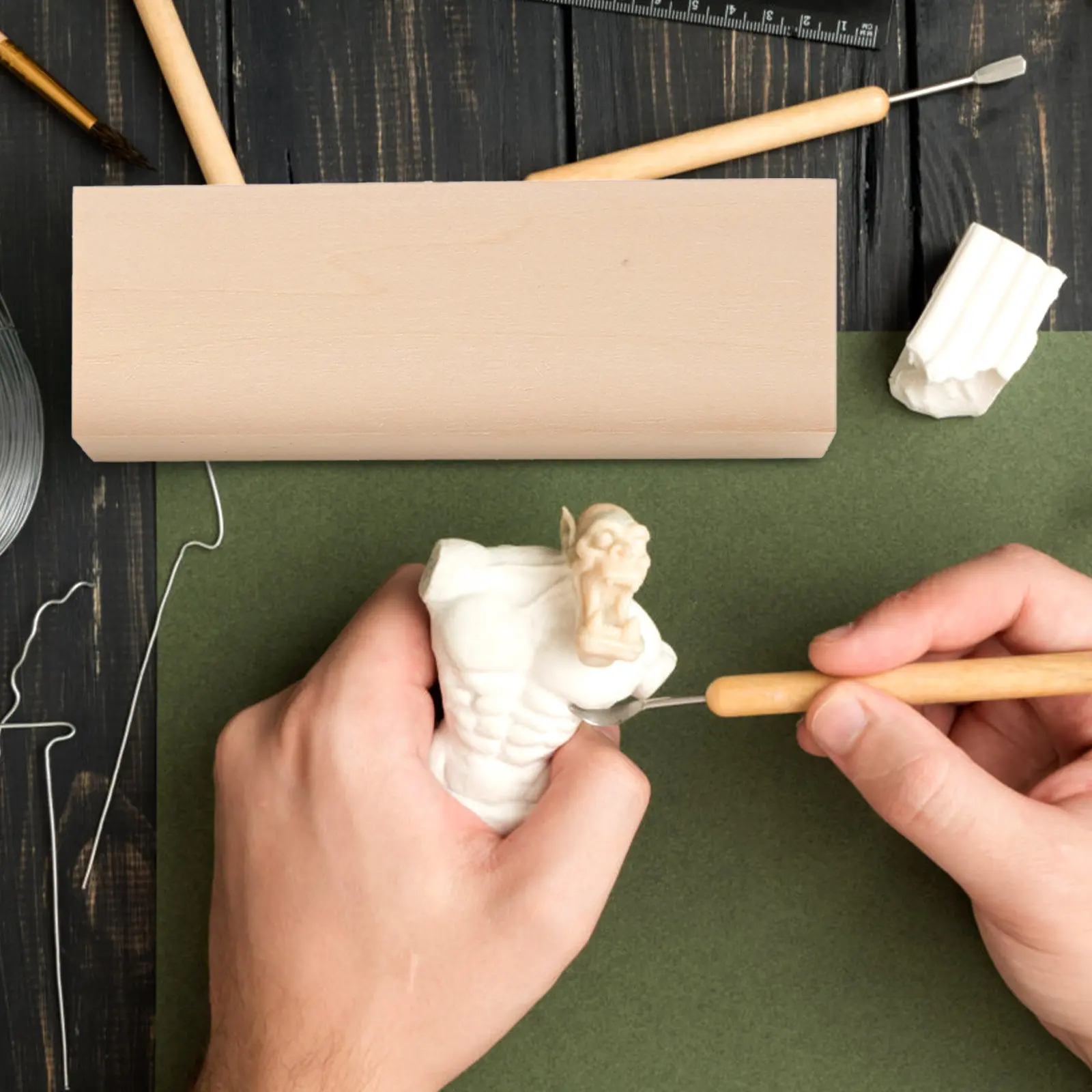 

10 шт. деревянных блоков из липы, гладкие, необработанные, для поделок, резьбы, натуральные деревянные заготовки для проектов