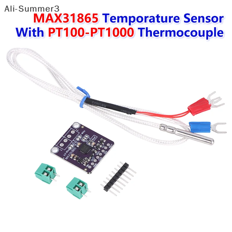 MAX31865 Resistance Temperature Detector Module RTD Sensor With PT100-PT1000 Thermocouple Electronic DIY Board For Arduino