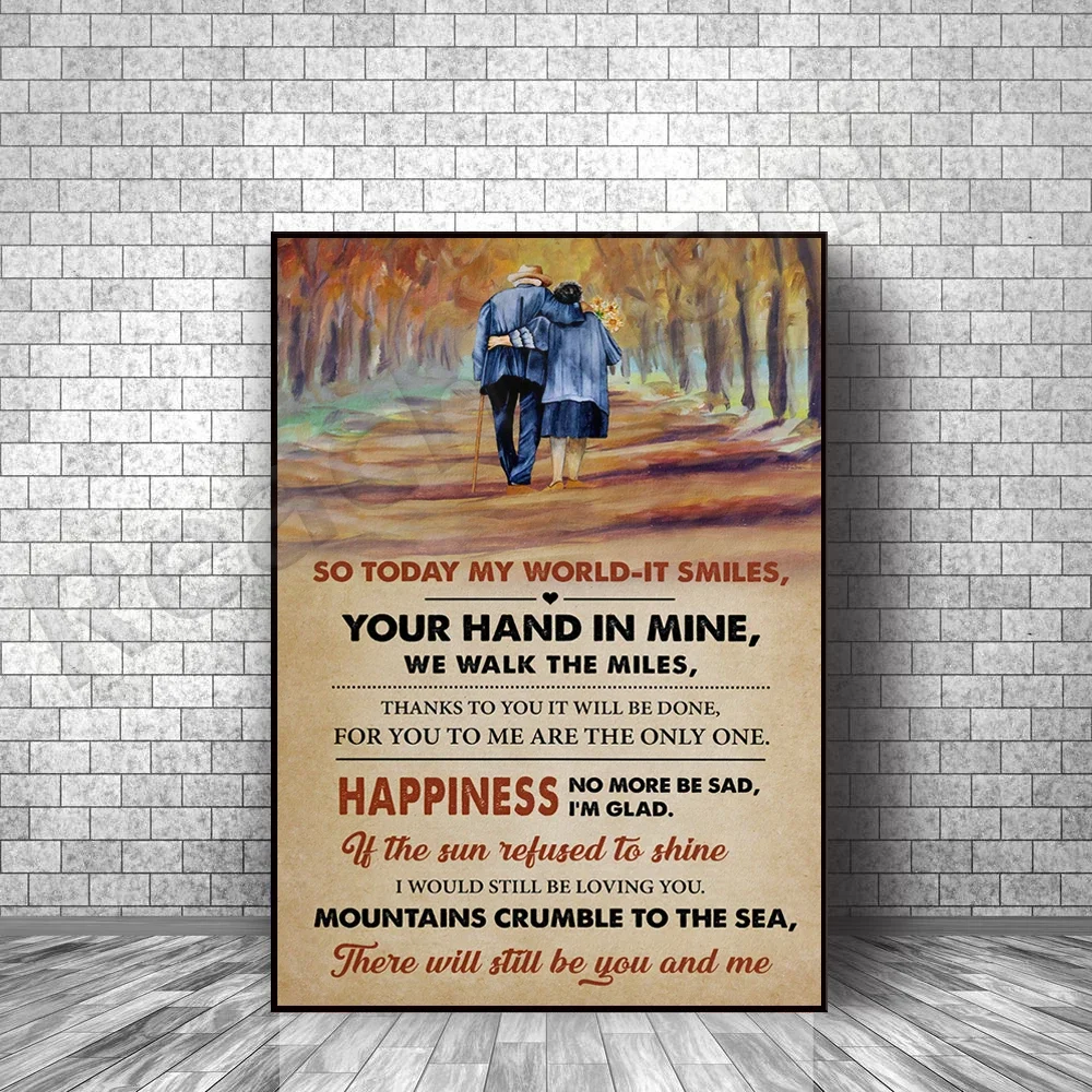 Husband and Wife poster, you pass me poster, love quote poster, gift for wife, anniversary paper gift, engagement wedding gift p