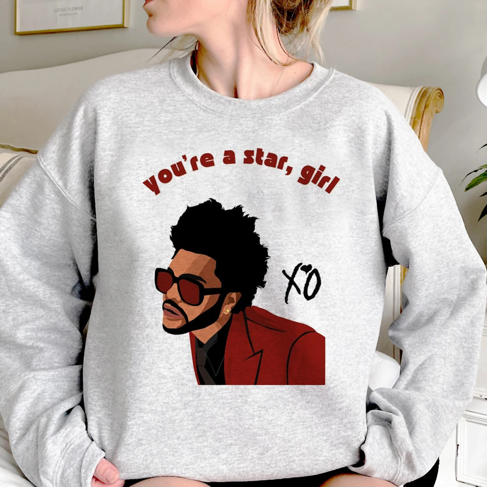 the Weeknd hoodies women anime harajuku aesthetic y2k aesthetic tracksuit female streetwear Hooded Shirt