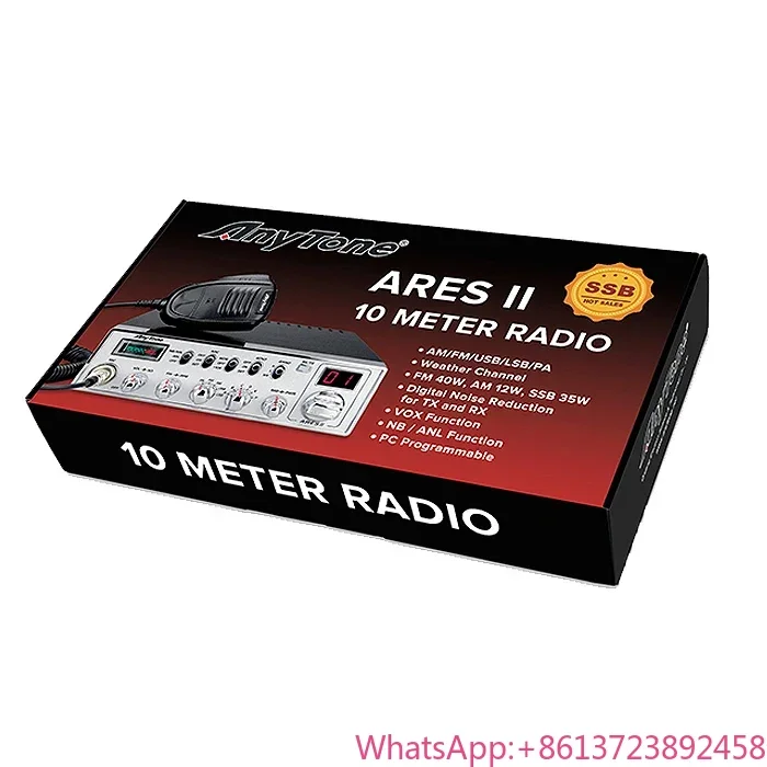 CB Radio Supplier Anytone ARES II High Power 10 Meter   Amateur Two way radio