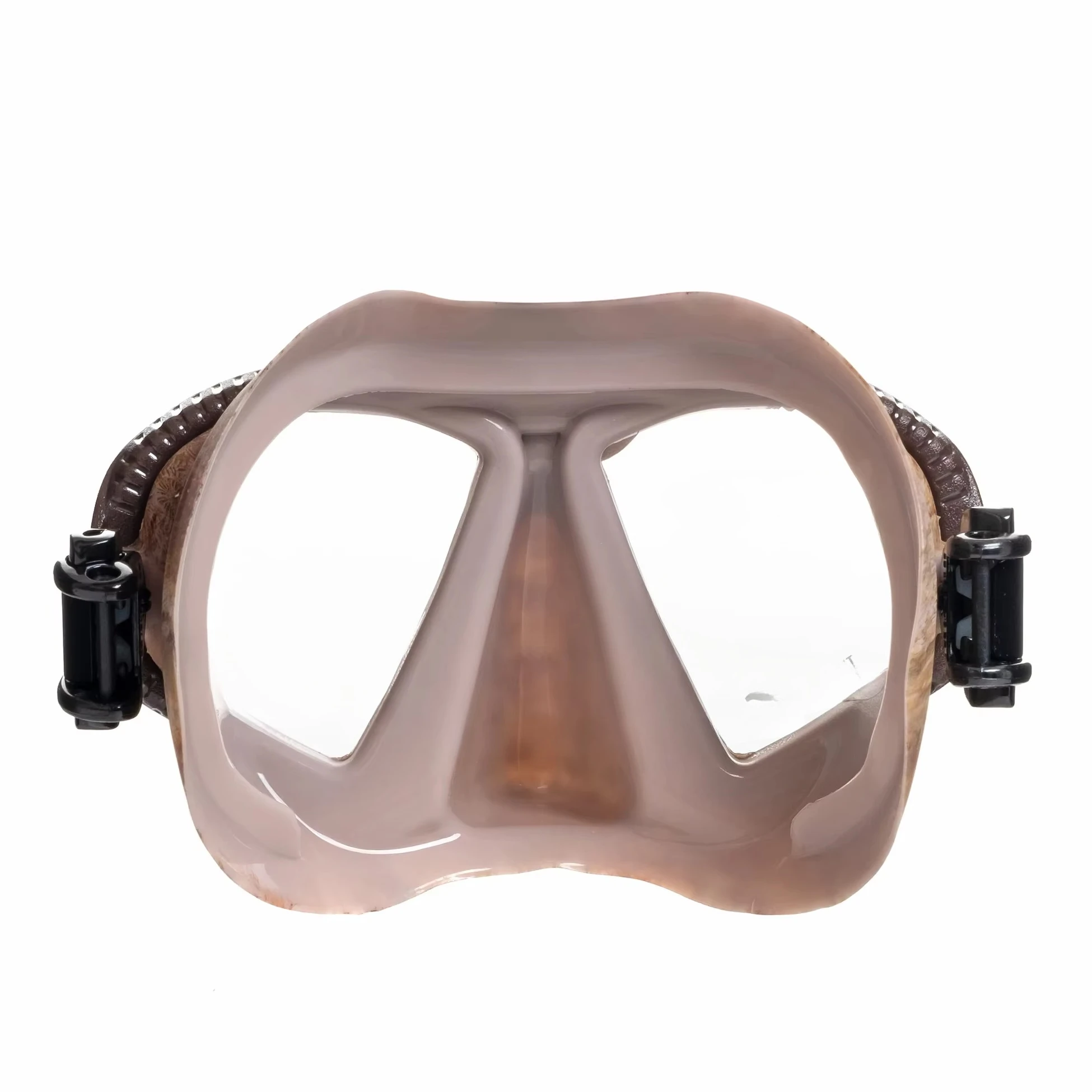 Low volume tempered glass diving mask, adjustable snorkeling children's free diving mask