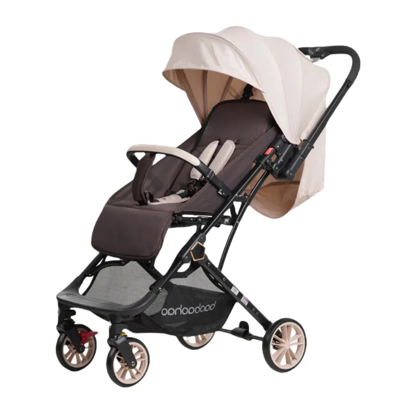 

Baby Stroller Can Sit or Lie Down for Sleeping Two-way Push Function Foldable High Landscape Walking Device for Children