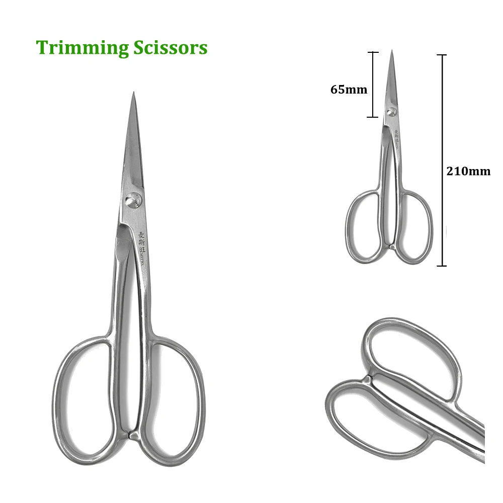 

210mm Antipinch Design Stainless Steel Scissors Gardening Plant Branch Shears Cutting Flower Long Handle Scissors Pruning