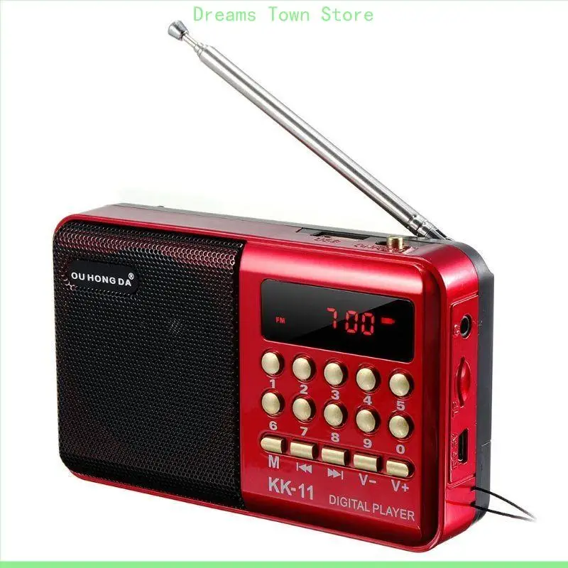 HX6A Radio Handheld Digital Digital FM USB TF MP3 SPEALE SPEALERS