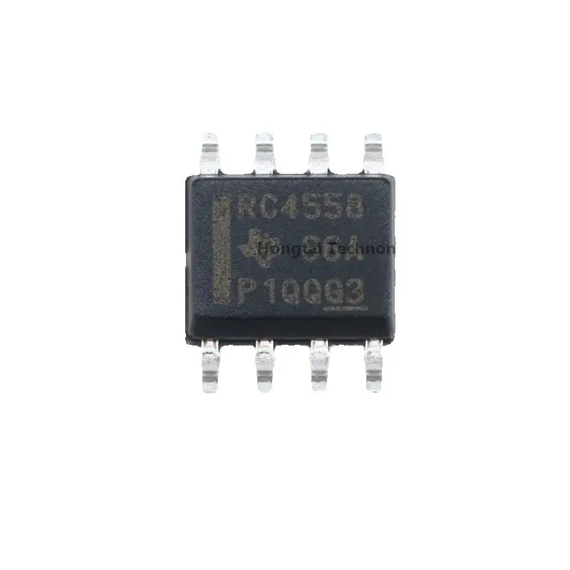 Chip IC Amplifier Operasional Ganda RC4558DRG4 SOIC-8 Asli Baru