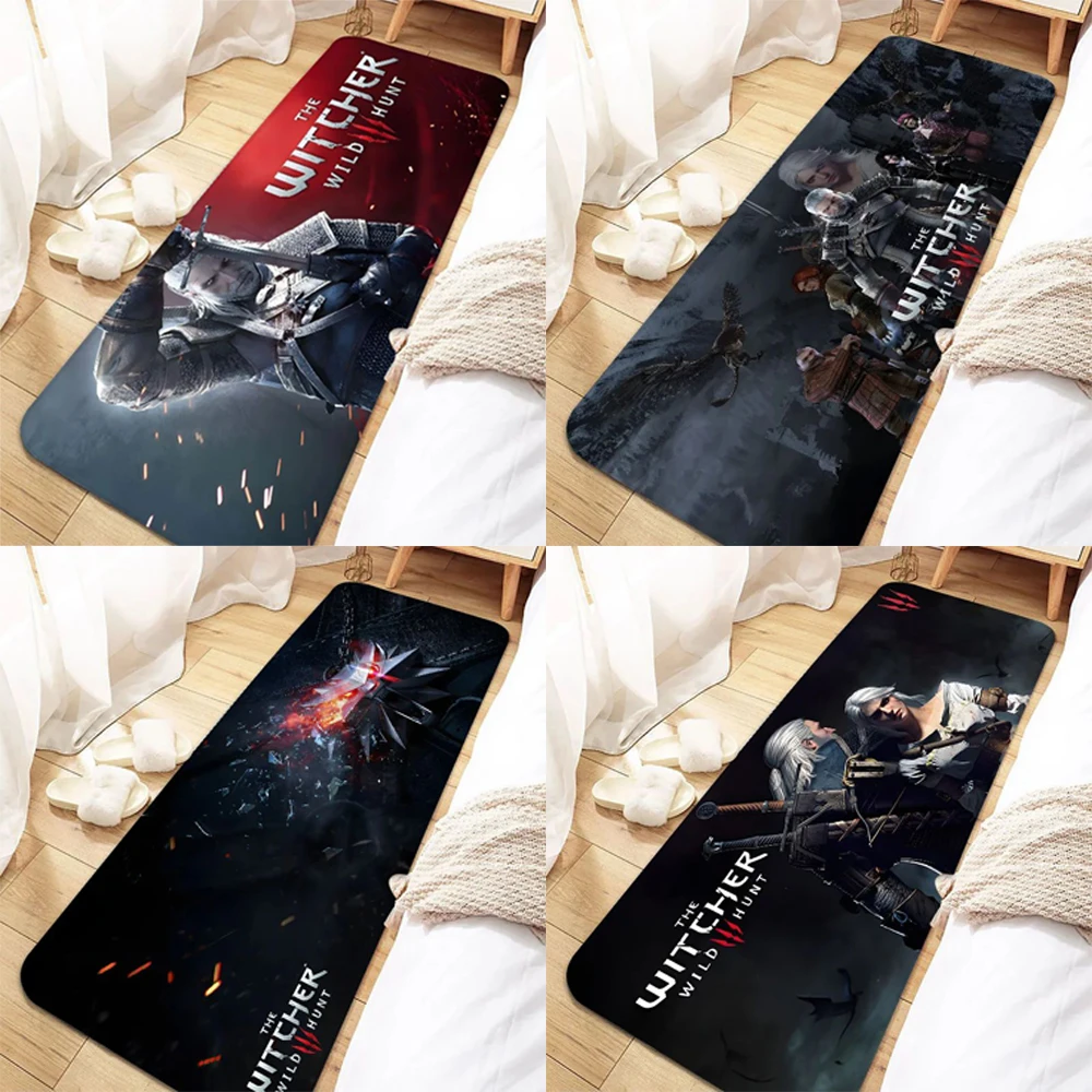 The Witchers Gaming Door Mat Entrance Non-slip Doormat Washable Kitchen Carpet Living Room Hallway Rugs Bathroom Bath Door Mats