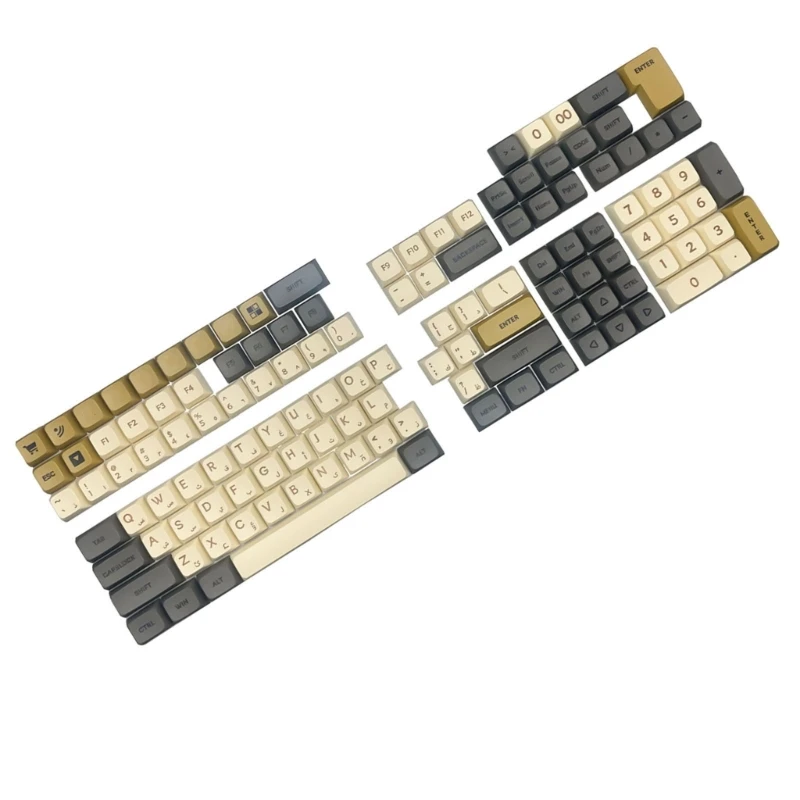 Capuchons touches clavier en PBT, langue arabe, hauteur XDA, pour clavier 75/87/98/104/108, touches hauteur