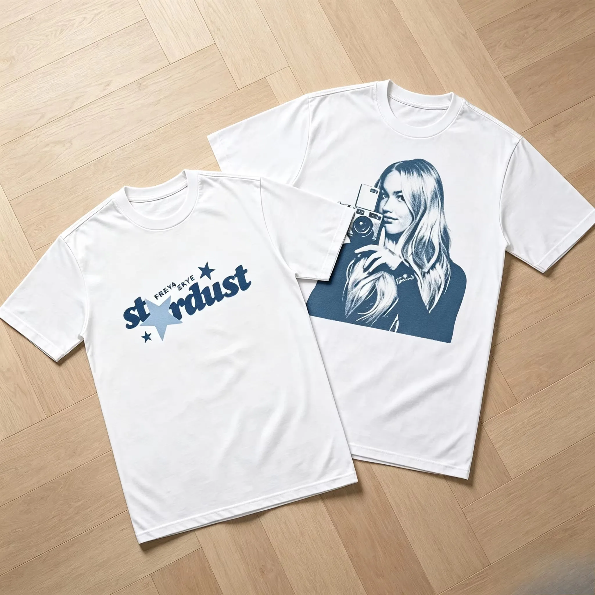 Freya Skye Stars Align Tour T-shirt for Men and Women Summer Cotton Clothing Fashion Casual Short Sleeved T-shirt Unisex T