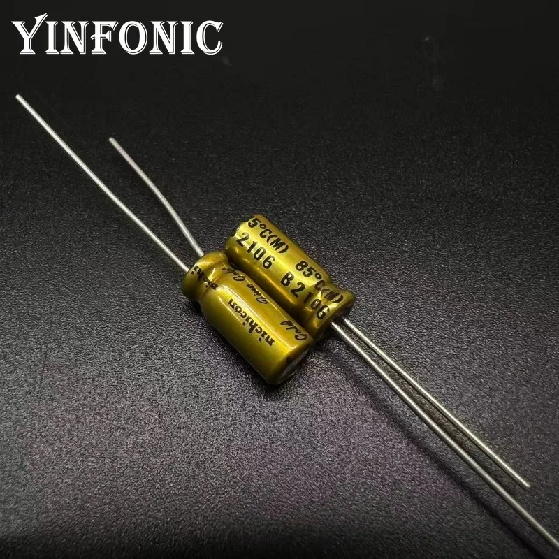 10 Teile/los Nichicon FG Serie Feines Gold 85 ° C-Kondensator, 50 V, 0,1 uF ~ 0,47 uF, 100 V, 0,1 uF ~ 4,7 uF, 5 x 11 mm, hochwertiger HiFi-Audiokondensator