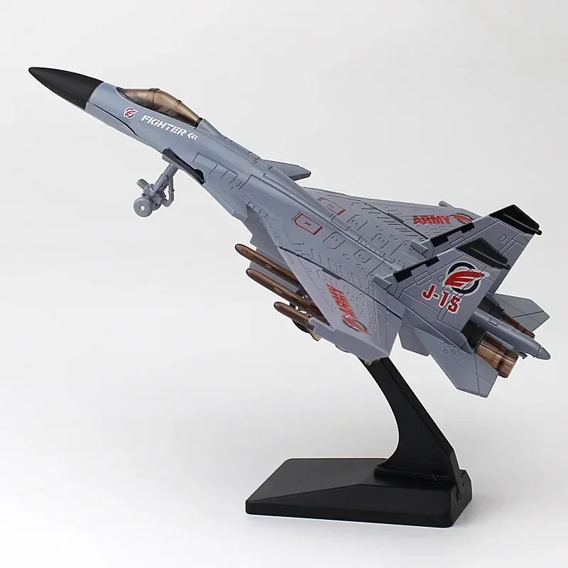 

J-15 Fighter Military Model Fighter Alloy Acousto Optic High Simulation Alloy Toy Ornament Gifts