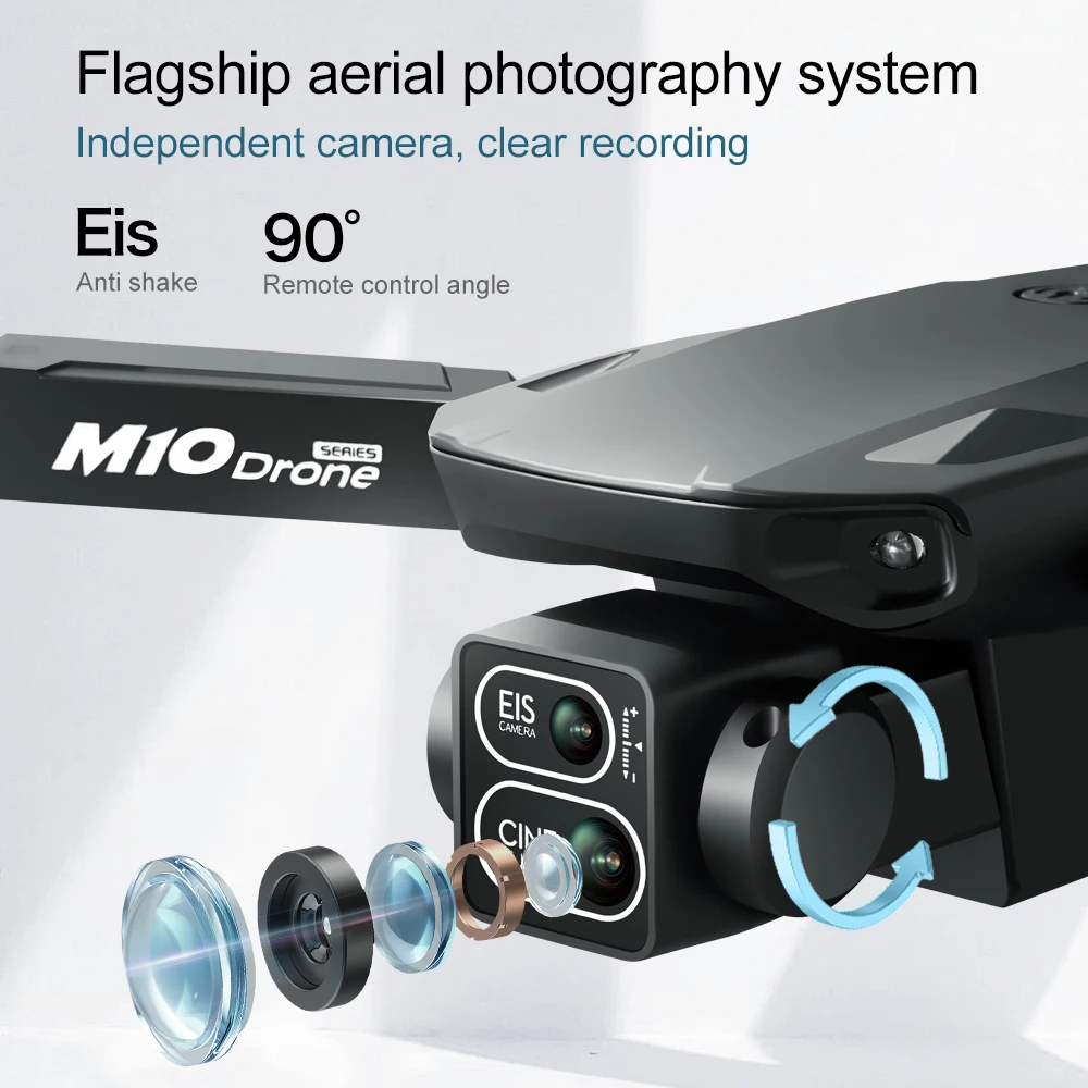XIAOMI MIJIA M10 Rc Drone 4K professional 8K HD dual camera FPV WIFI Brushless Motor Obstacle Avoidance Foldable Quadcopter Dron