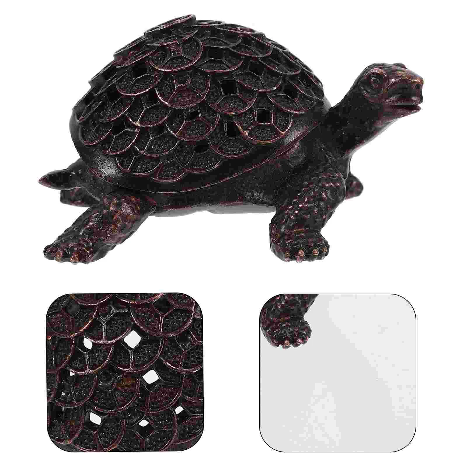 

Copper Turtle Ornament Yard Decor Statues Sculpture Garden Zinc Alloy Tortoise Figurines