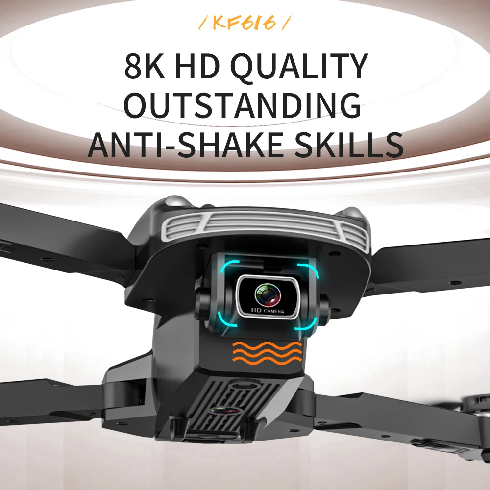 KF616 Rc Quadcopter Drone 8K Hd กล้องหลีกเลี่ยงอุปสรรค Drone กล้อง Cross-Border สินค้าใหม่รุ่นเครื่องบิน Dron ของเล่น