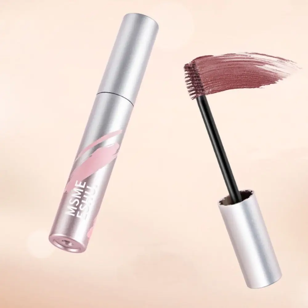 Naturalny krem do koloryzacji brwi, odporny na pot, długotrwały, brązowy/kawowy z składanym pędzelkiem, tusz do brwi dla dziewcząt.