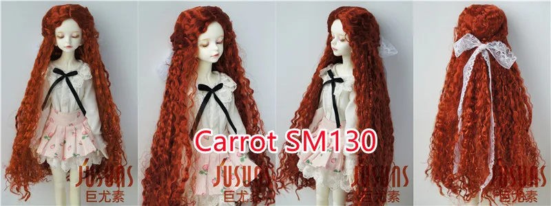 JD220 1/6 1/4 1/3 1/12 Blythes Extremely Long Curly Fashion Synthetic Mohair BJD Wig YOSD MSD SD Doll Accessories