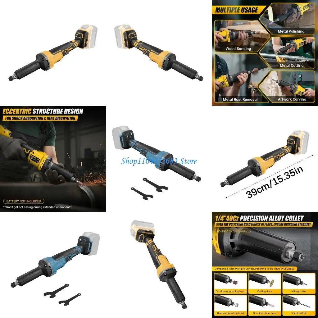 

Y6GD 21V Industrial Cordless Die Grinder 26000RPM Stainless Steel Engraving Tool