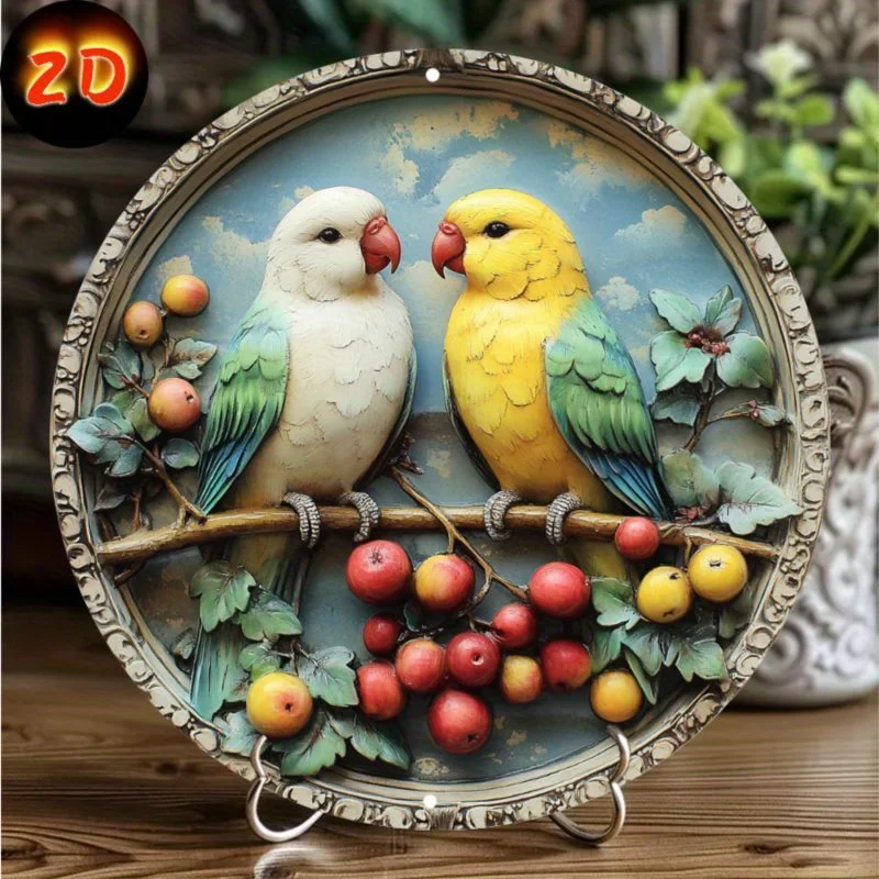 

Vintage-Inspired Metal Wall Art, Ideal for Home, Garden, Bedroom, Bathroom, Decorative Wall Poster, Gift for Friends & Family