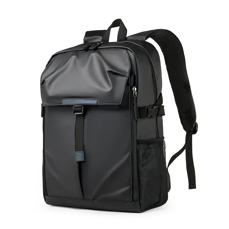 New Fashion Trend Solid Nylon Light Casual Large Size Concise Business Affairs Backpacks Waterproof Concise Computer Package