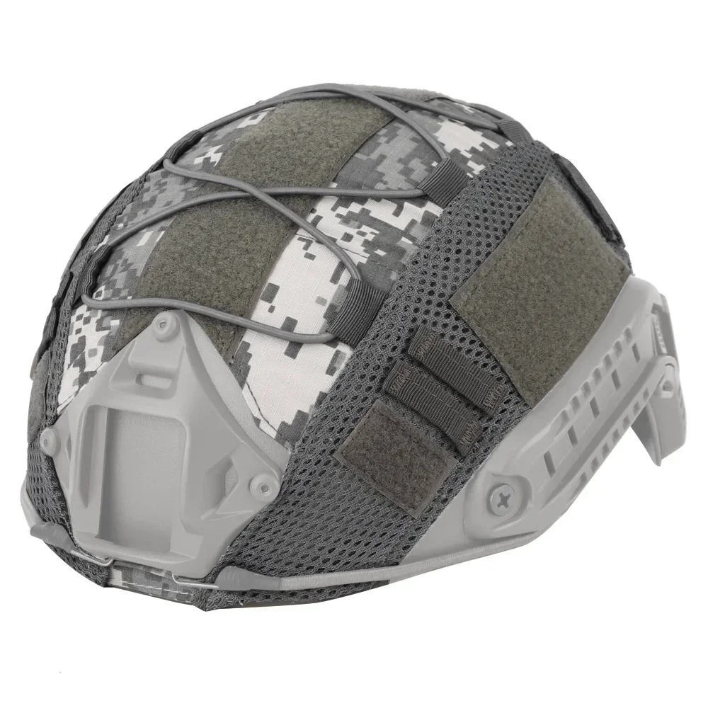 Paño para casco táctico, para uso militar rápido al aire libre CS camuflaje casco cubierta casco tela militar