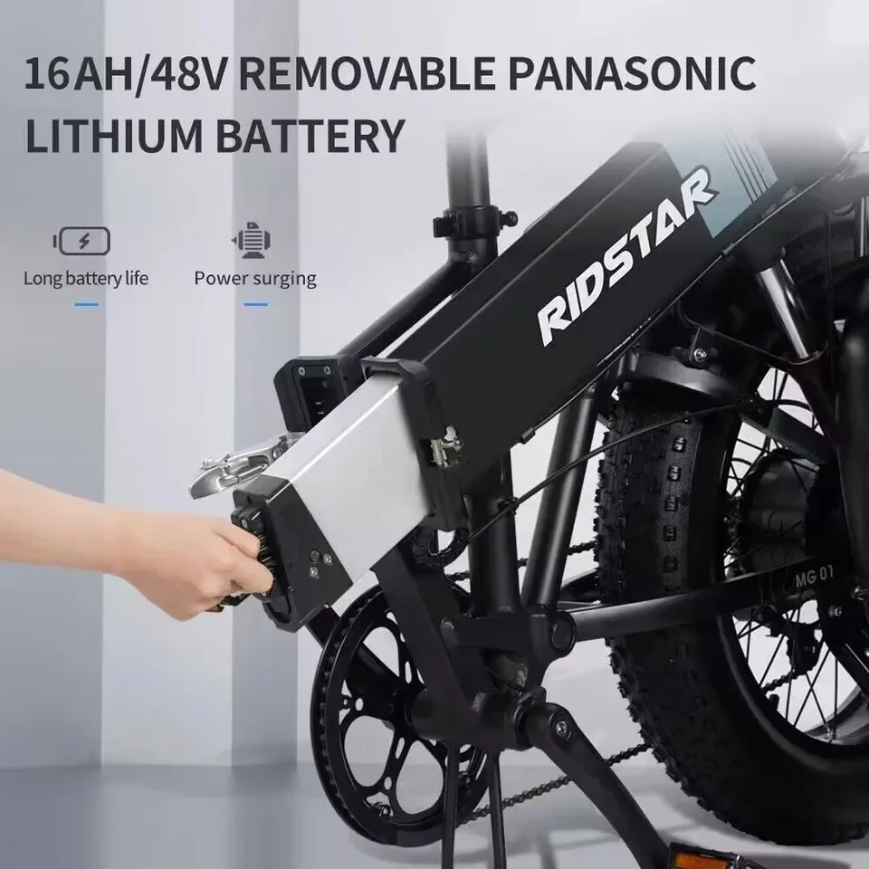 L Mountain Electric Bicycle 1000w EBIKE Adult Urban Commuter Electric Bicycle 48V 15ah 45km/h Full Suspension image 5
