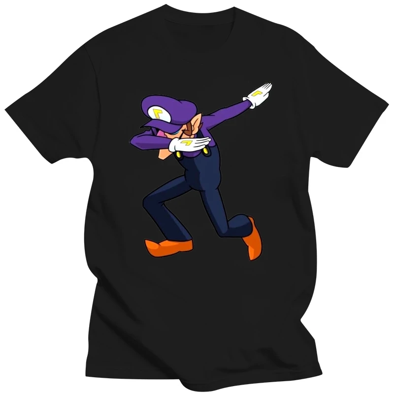 Waluigi Dab Kids Unisex T-Shirts Clothing Hip-Hop Tee Shirt