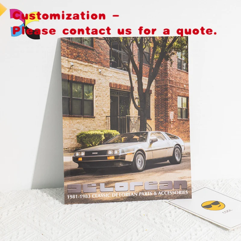 

custom.High Quality Soft Cover Brochure Printing MOQ 300pcs Coated Paper Magazines