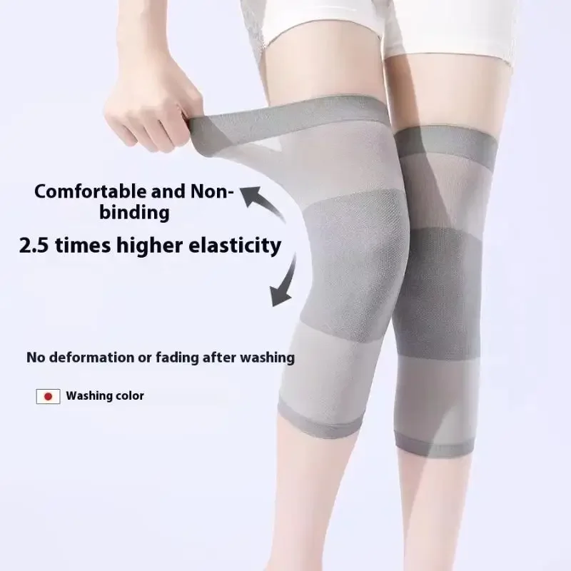 Protezione per il ginocchio invisibile estiva Protezione per il ginocchio per il calore delle articolazioni delle donne sottili Camera con aria condizionata Non lascia la protezione delle gambe senza traccia