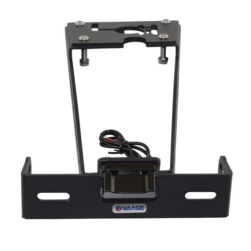 waase For Yamaha XSR900 XSR 900 2022 2023 2024 2025 License Plate Frame Holder Bracket Rear Eliminator Tail Tidy w/ LED Light