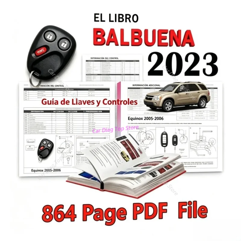 2026 hot  Balbuena 2023 Car Software Manual For Locksmiths The Book Of Keys And Control Spanish Ei Libro De Llaves Y Controles