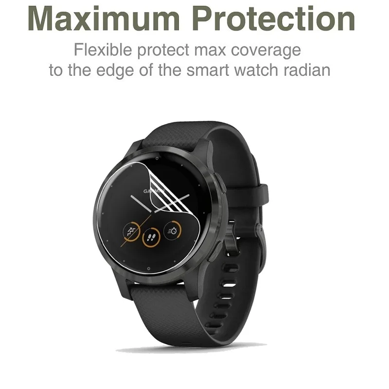 Pellicola protettiva per Garmin Vivoactive 5 4s 4 3 Protezione schermo per Garmin Vivoactive 3 4 4s 5 Accessori per orologi