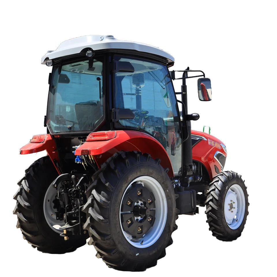 China Agriculture 4x4 Wheel 80hp-120hp High Power Tractor for Large Farmland