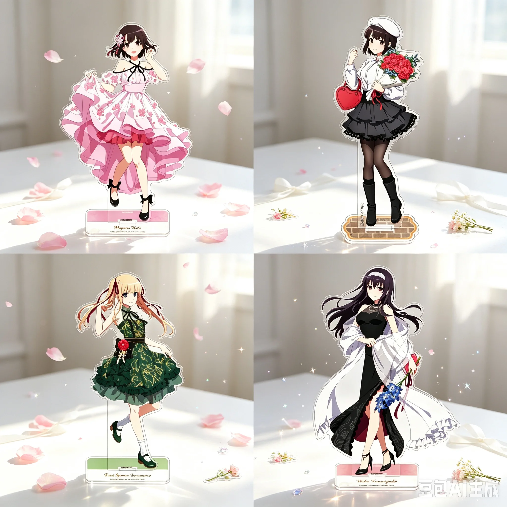 15cm Anime Saekano The Movie: Finale Bookshelf Decoration Bookshelf Decoration Exquisite Product Acrylic Stand Model Keychain